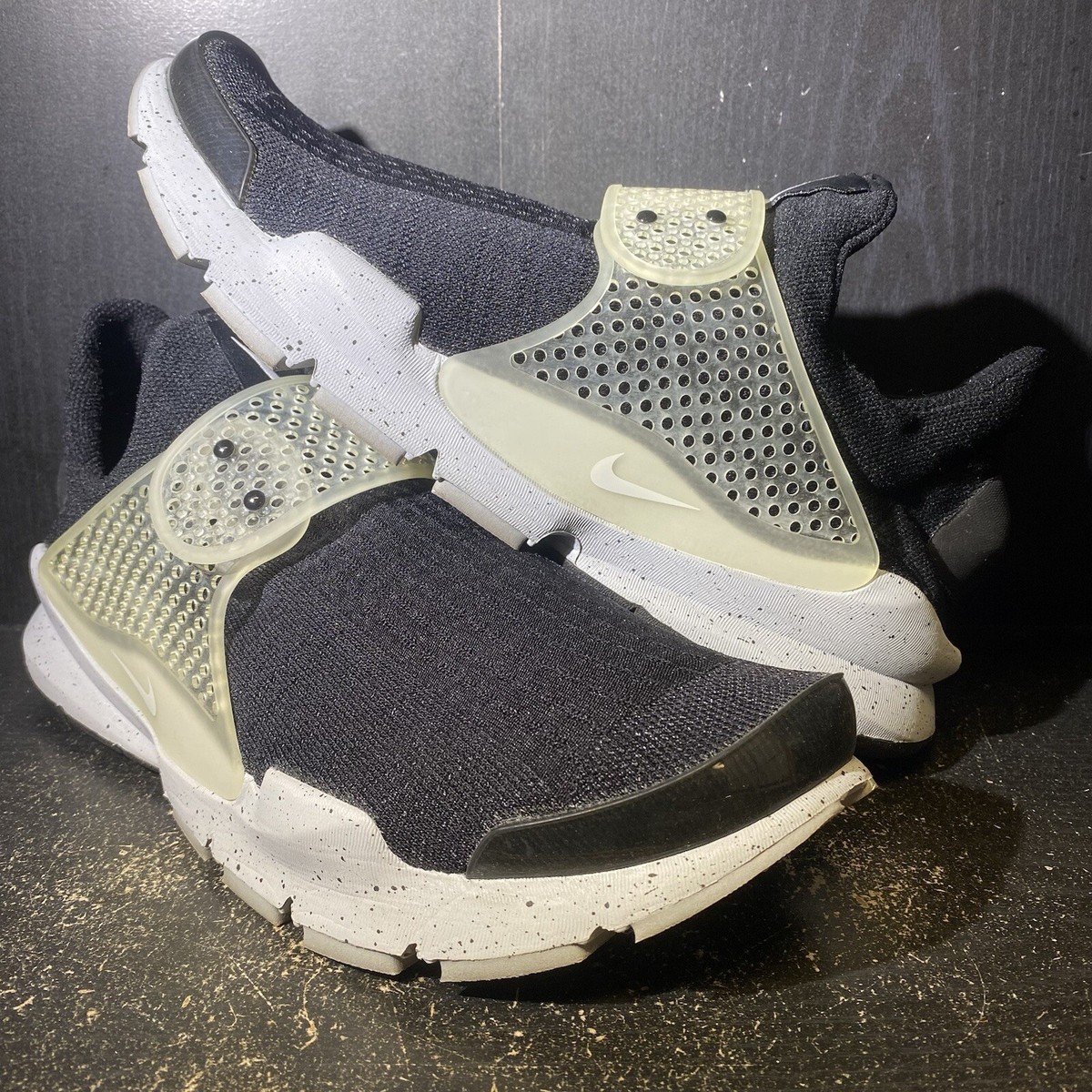 Nike Sockdart SP Oreo black Fragment Nike x Fragment Design Sock Dart SP - Black / Cement Grey  main image 4
