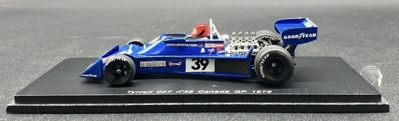 Spark 1/43 Tyrrell 007 #39 Canada GP 1976 O. Stuppacher #S1649 - Image 2 of 4