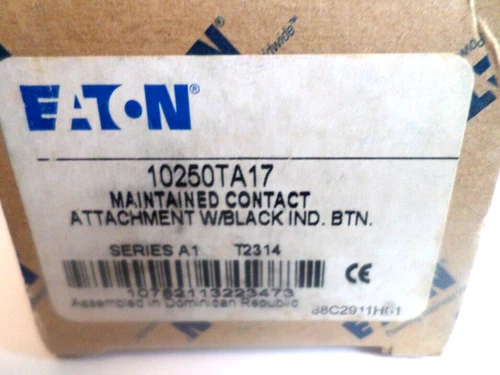 EATON Cutler-Hammer 10250TA17 Contact Attachment W/ Indicating Button