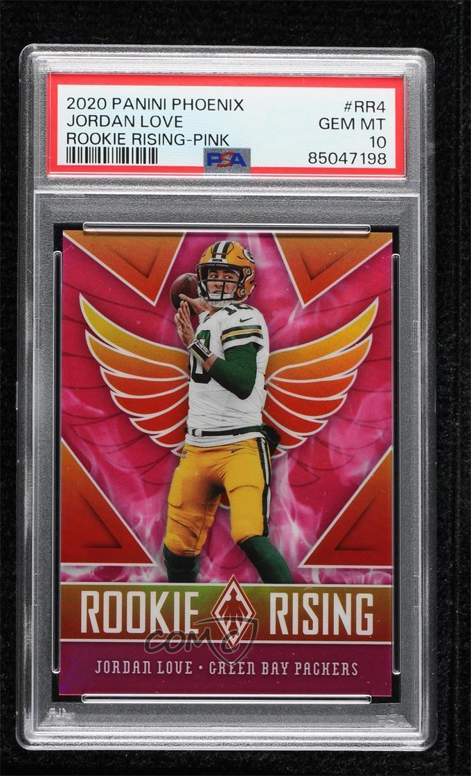 Jordan Love Panini Phoenix Rookie Rising #RR4 Pink