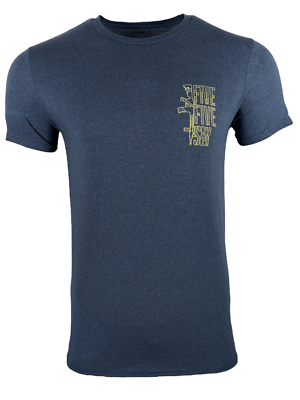 Howitzer 556 CORE Men's T-Shirt - Military Patriotic Graphic Tee, 50/50 Cotton Blend