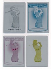 4 2019 UD Goodwin Champions Alexandra O'Laughlin Printing Plates 1/1 Black Cyan