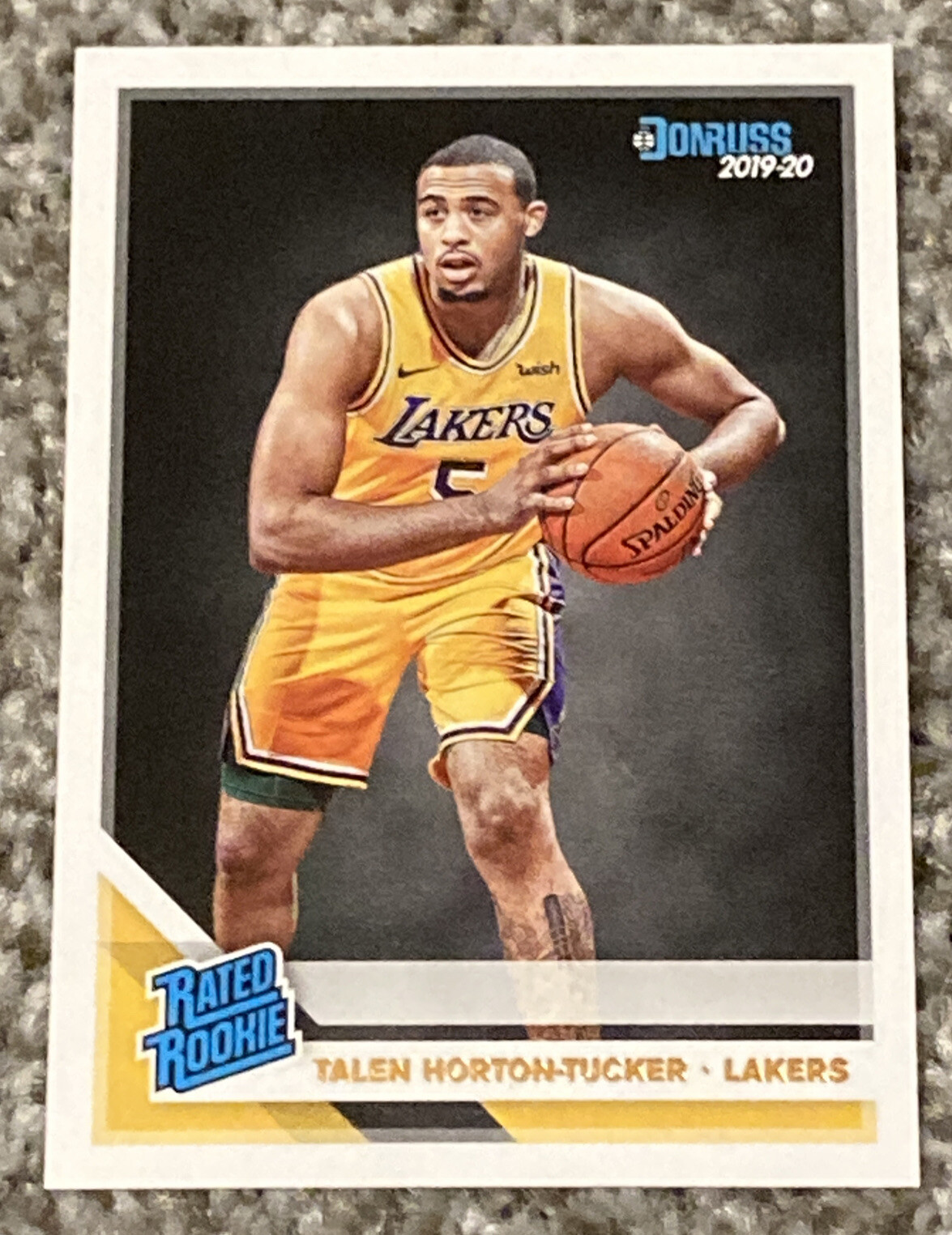 Talen Horton-Tucker 2019-20 Panini Donruss Rated Rookie #248 Los Angeles Lakers