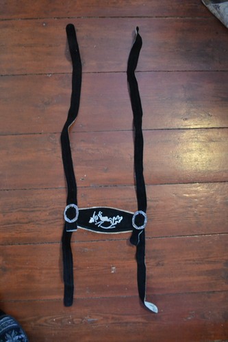 Lederhose, bayerisch, Tracht, schwarz Gr. 42, fast neu, kaum getragen - Bild 4 von 5