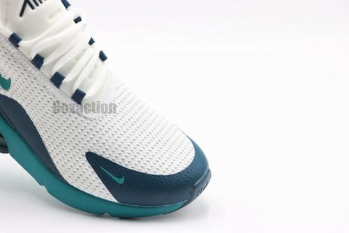 Free shipping Nike Air Max 270 'white teal' men's rear half air cushion shoes - Picture 4 of 8