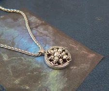 Mens Biker Skull Pendant Necklace Men Stainless Steel Chain Silver Gothic Magic