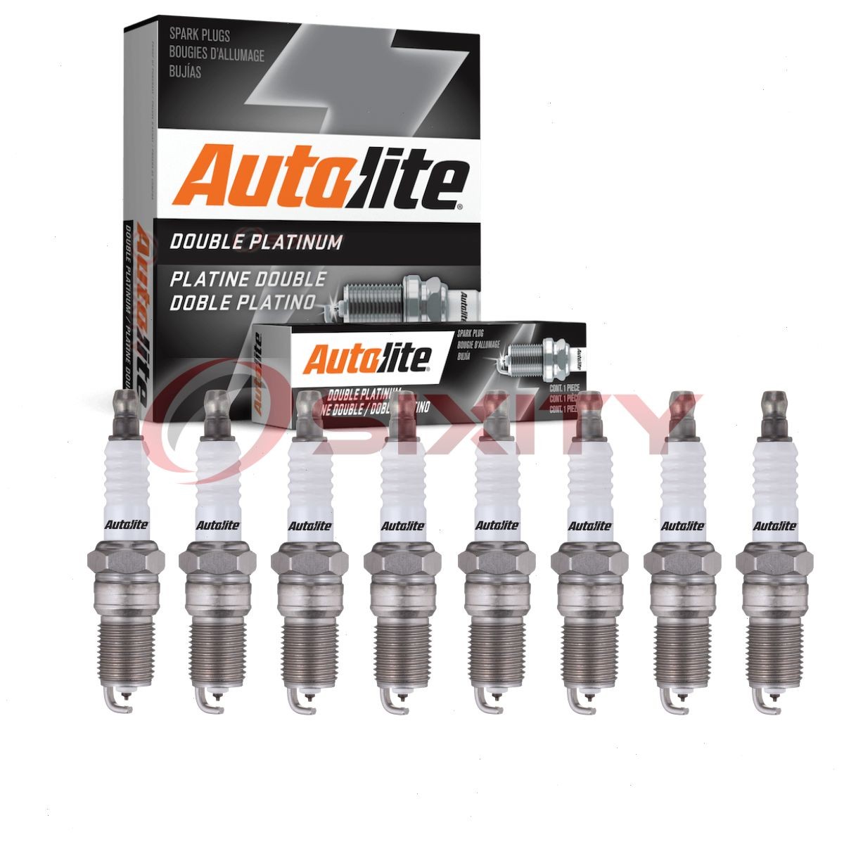 8 pc Autolite Double Platinum APP104 Spark Plugs for 7740 7401 6644 432PPM at
