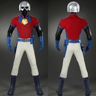 Peacemaker Christopher Smith Cosplay Costume Superhero Battle Suit With Holster