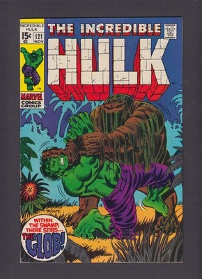 Incredible Hulk #121 Marvel Comics 1969 1st appearance of the Glob