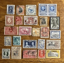 OLD FOREIGN Stamp MIX OFF PAPER 25 Different #52