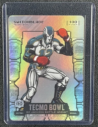 SWITCHBLADE 2026 BO JACKSON BATTLE ARENA TECMO BOWL #SC764 SILVER COIN FLIP