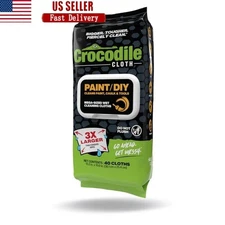 Mega Sized Cleaning Cloths 40 Count Paint Prep Cleanup Heavy Duty Wipes New