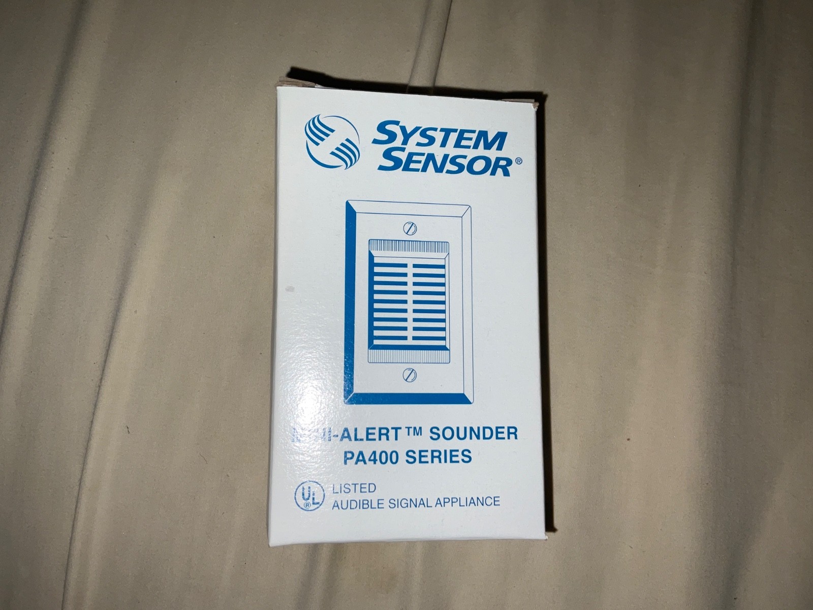 System Sensor PA400W Mini-Alert Sounder White Pa400 Series Alarm 12v To 30v DC