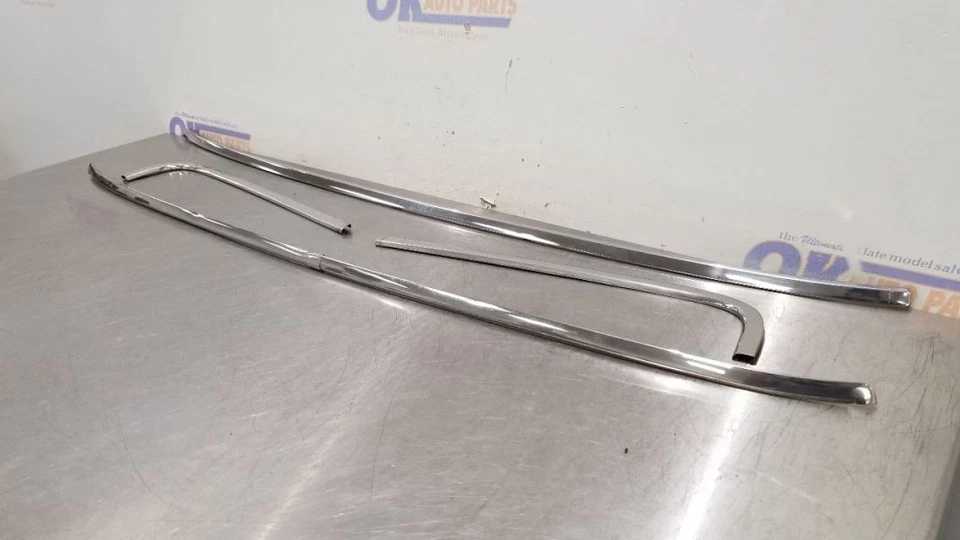 1965 PONTIAC GTO WINDSHIELD CHROME TRIM SURROUND SET - Image 3 of 4