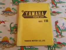 Yamaha V90 Scooter 1971-on Spare Parts List, Genuine, Used