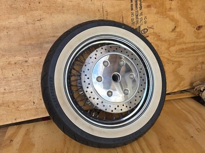 Very low miles Shinko front motorcycle tire and rim for 99-03 Yamaha Roadstar