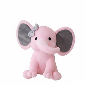 Peluche Éléphant Compagnon de Sommeil Éléphant En Peluche Cadeau D'anniversaire