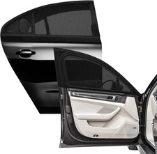 4Pack Car Window Shades Mesh, Universal Fit Most of Cars, Large SUV, Pickup, Sun