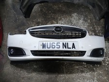 VAUXHALL INSIGNIA MK1 2015-17 FRONT BUMPER ESTATE WHITE GENUINE OEM