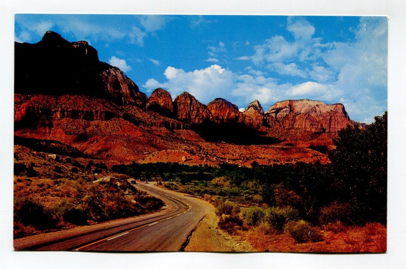 ZION NATIONAL PARK UTAH LOCATED IN SOUTHERN UTAH