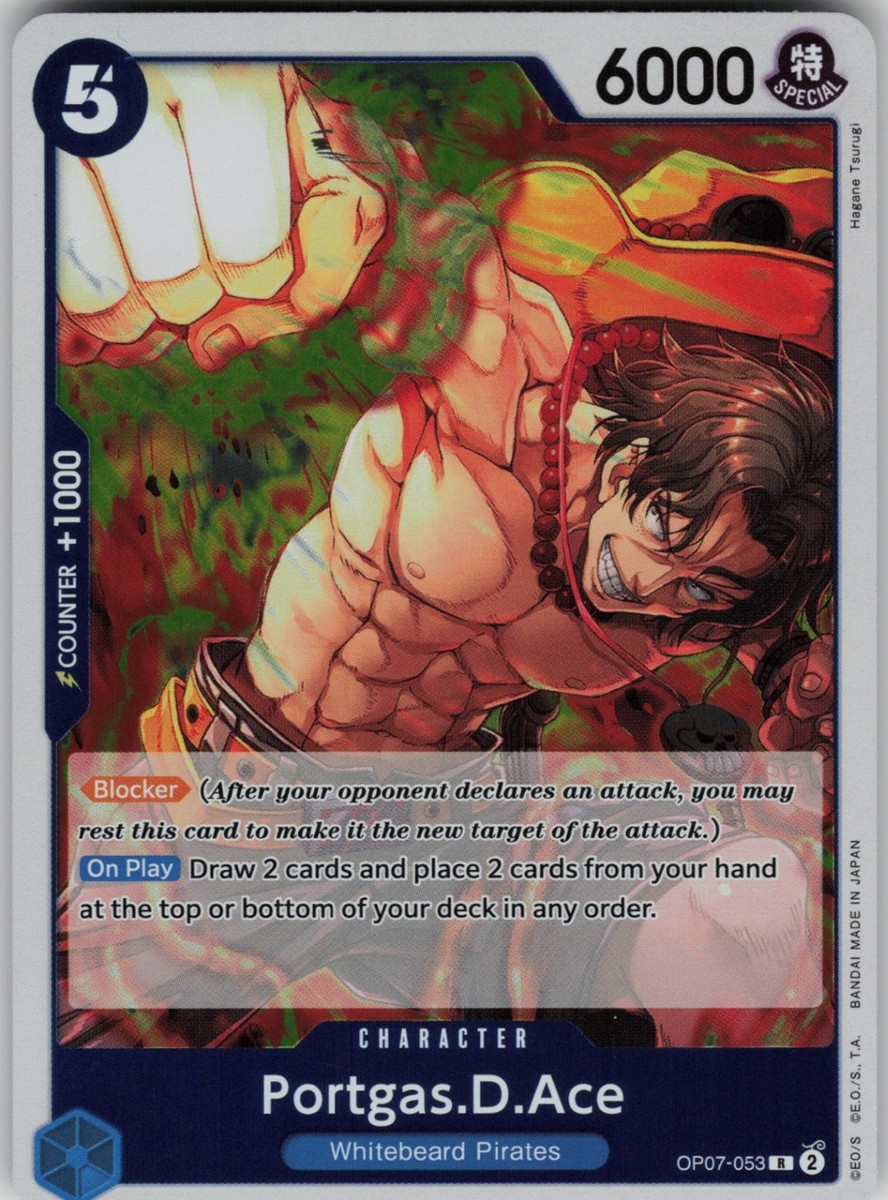 Portgas.D.Ace (053) Holo OP07-053 500 Years in the Future One