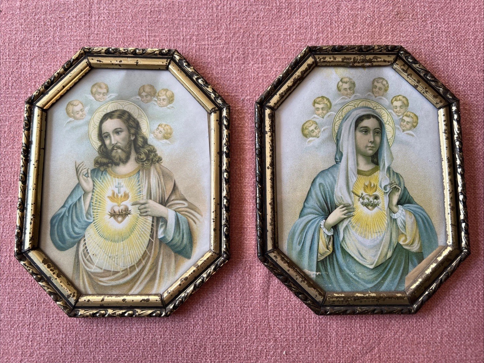 5 Christliche Bilder Jesus & Maria