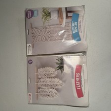 Macrame Project Kits Feathers  Butterfly Papillon Hippie BOHO Wall Hanging