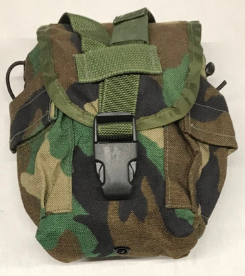 Woodland MOLLE 1 Quart Canteen Cover / GP / Utility Pouch