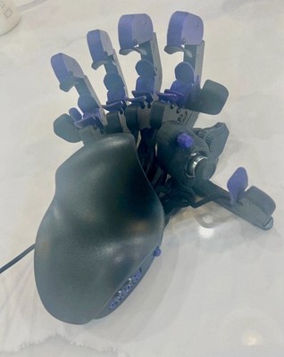 Azeron Cyborg Gaming Controller   Custom Purple/Black   Excellent Condition