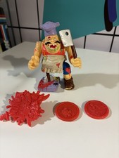Vintage TMNT PIZZA FACE (1990, Playmates) 100% Complete - Nice & Clean