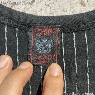 JPG Vintage 90s Jean Paul GAULTIER Sleeveless Tank Top Black