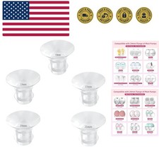 s 13/15/17/19/21mm 5pcs,Suitable for Medela,Spectra 24mm Shields/Flanges,Comp...