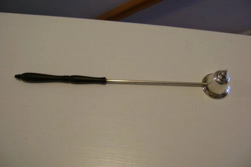 Gorham Sterling Silver 760 Candle Snuff Wood Handle