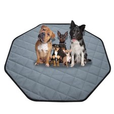Washable Pee Pads for Dogs, 24" Pet Playpen Mat Octagon 8 Panels Puppy Pads f...