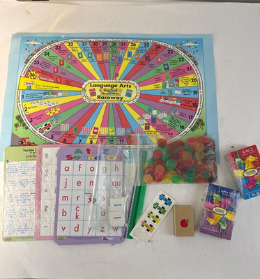 Sing Spell Read Write, Games, Mat, Cards, &  some Rare vinyl Cars