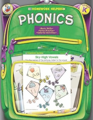 Phonics, Grade K Paperback McGraw-Hill Staff Carson-Dellosa Publi