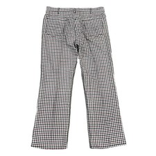 Vintage 60s 70s Levi's Flare Bell Plaid Pants Big E Sta-Prest Red Blue Sz 38x31