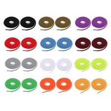 Oval athletic shoelaces for sneakers