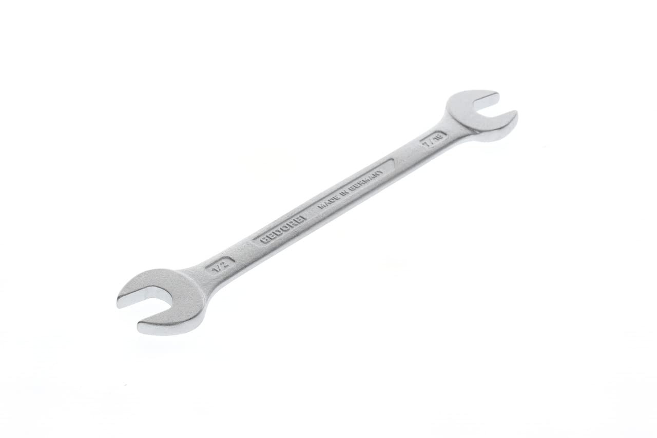 Clé à fourche double plate compacte taille 7/16" et 1/2"
