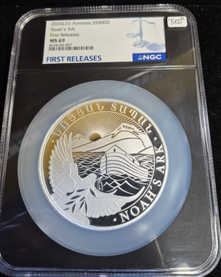 2026 Noah's Ark LEV Armenia S5000D- 1st Releases NGC MS69 | eBay