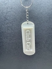 Club Car Logo Keychain – Golf Cart & Utility Vehicle Accessory