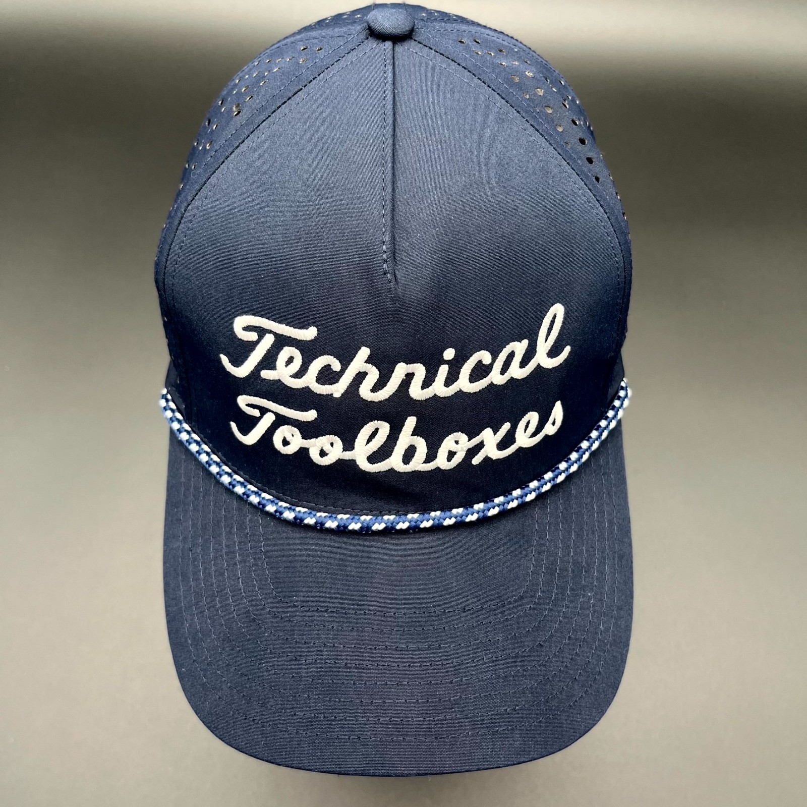 Technical Toolboxes Hat Mens Blue Snapback Cap Pe… - image 8