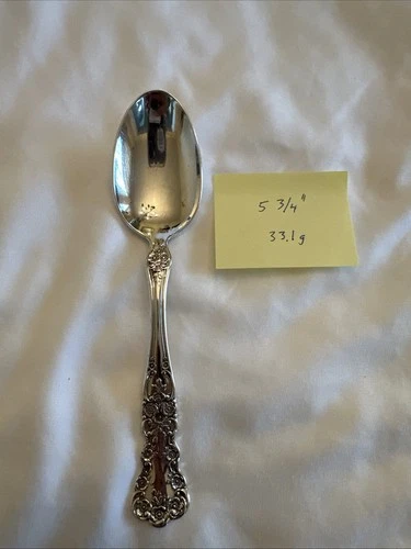 Antique Gorham Buttercup Sterling Silver No Monogram 5.75" Tea Spoon