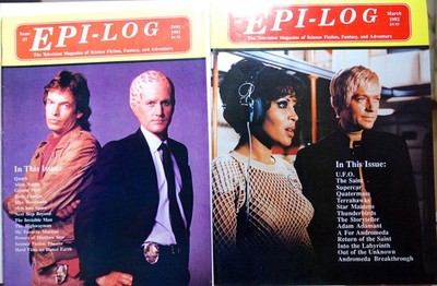 Lot of 2 - Epi-Log Magazines 1991 - #7 Alien Nation and 1992 #16 UFO - Excellent