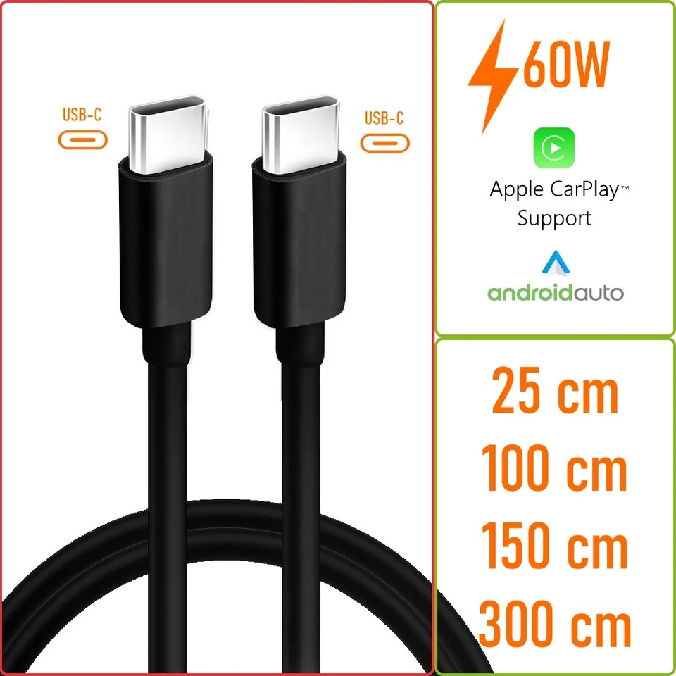 Câble USB-C pour Samsung Galaxy S26 Ultra Plus S25 Ultra Plus FE Edge S24 FE .. - Photo 1/1