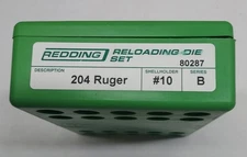 Redding Reloading Die Set 204 Ruger Item #80287 Series B