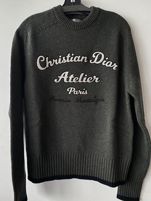 New Christian DIOR HOMME Men's Atelier Wool Sweater Knit Pullover