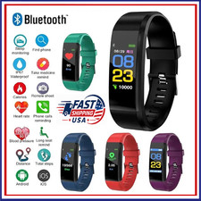 Fitness Smart Watch Activity Tracker Heart Rate For Women Men Oxygen BP Monitor