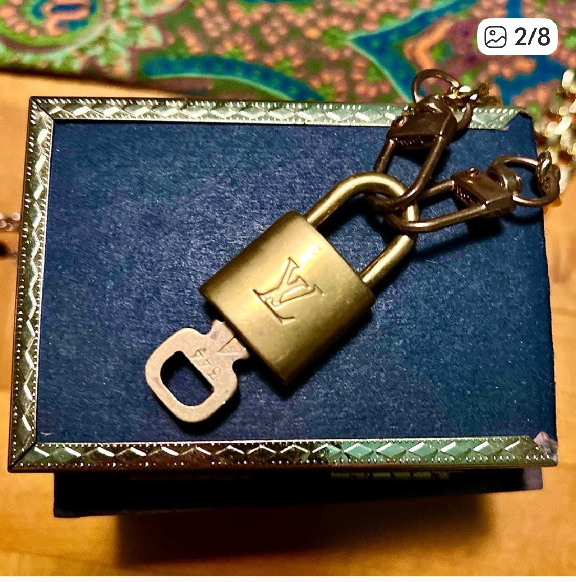 Louis Vuitton Locket Pendent Necklace Authentic D… - image 2