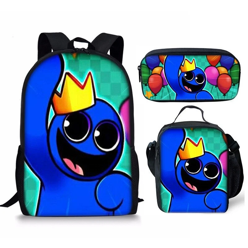 Rainbow Friends Backpack Set, School Bag for Kids